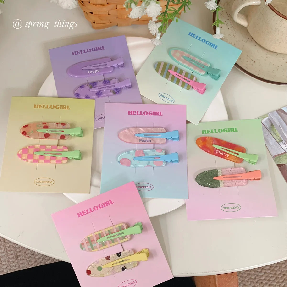 Fruit Hair Bang Clips