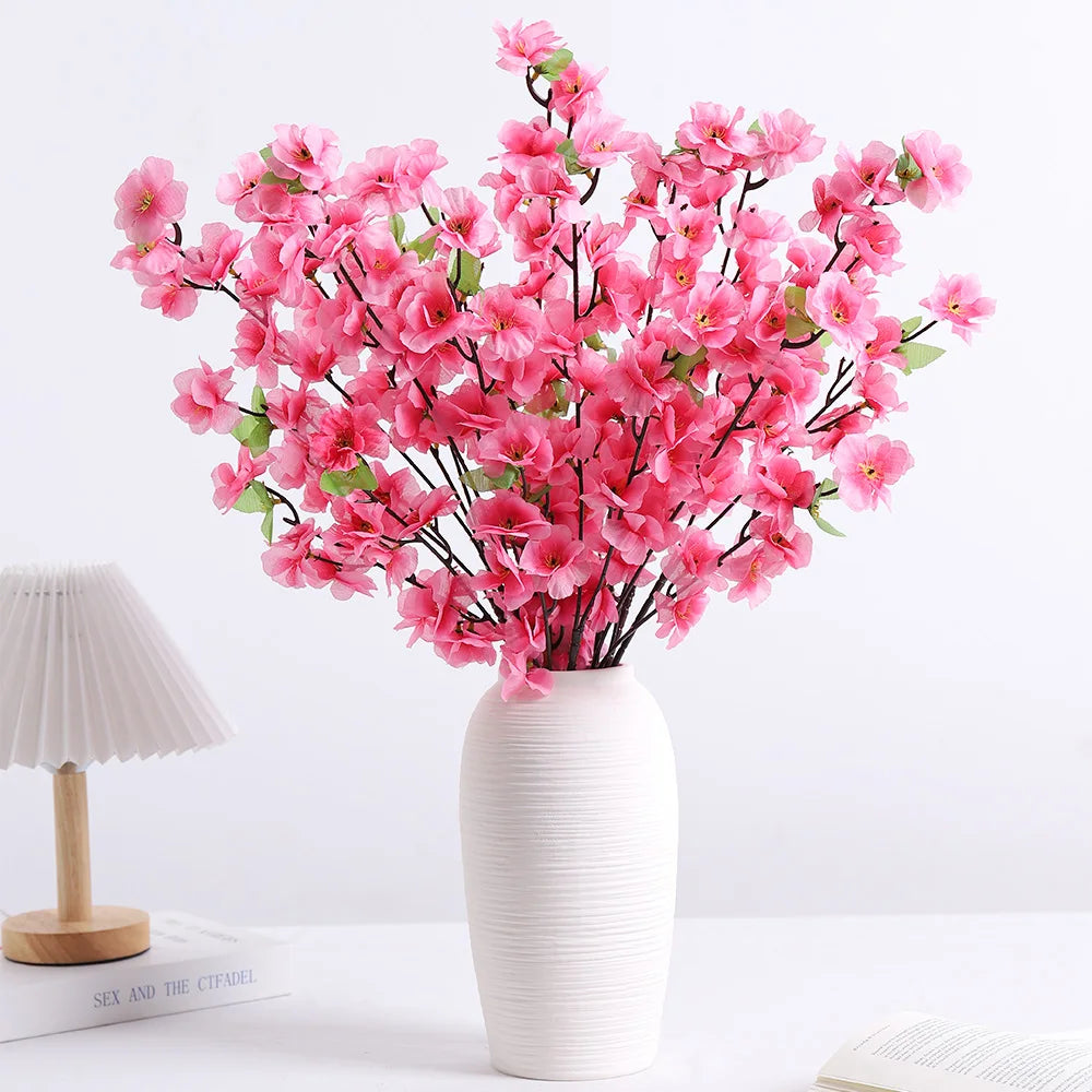 Artificial Peach Blossom Bouquet