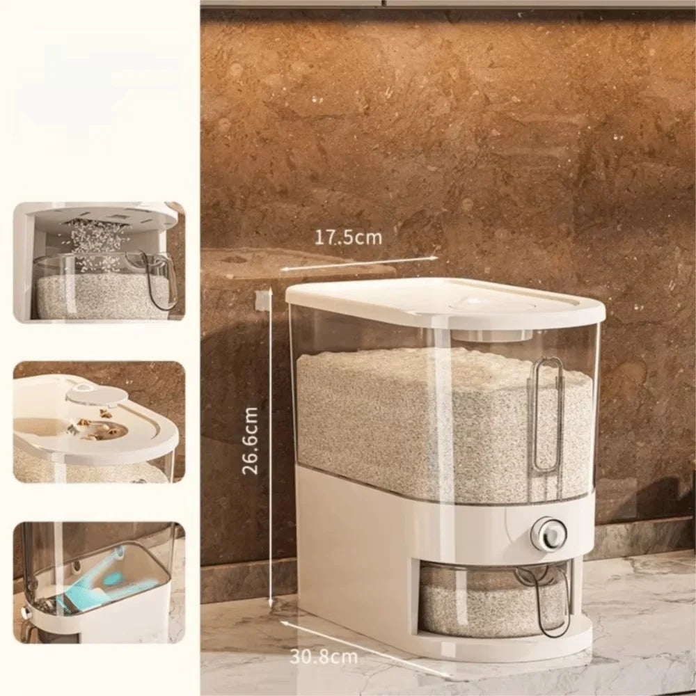 Airtight Rice & Dry Food Dispenser
