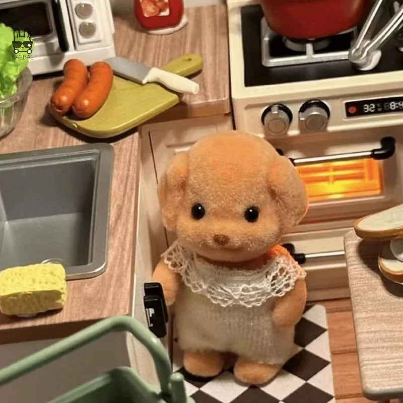 Poseable Poodle Figure