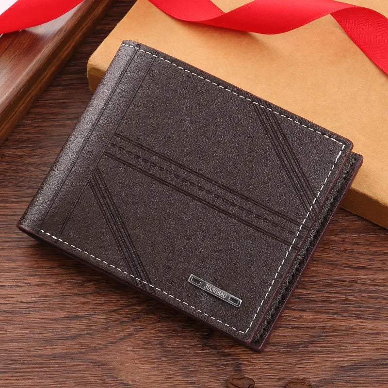 Men's Frosted Leather Wallet