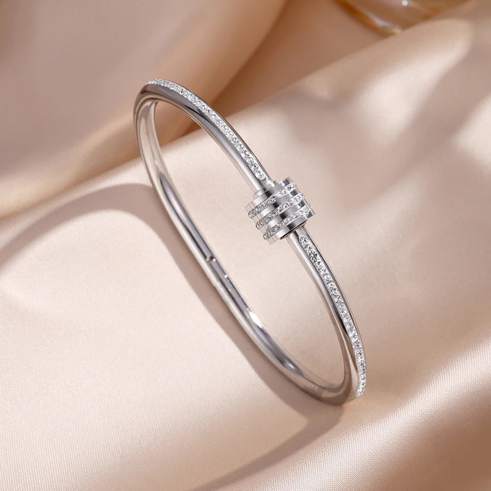 ✨ ZAKOL Sparkling Zirconia Bracelet Set