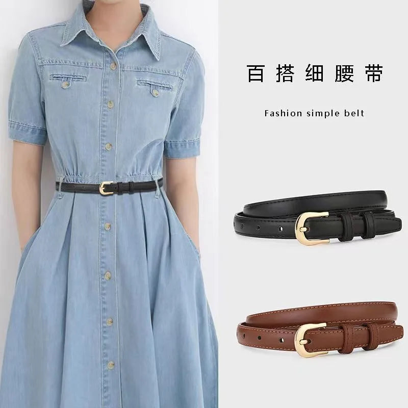 Women's Brown Western Belt