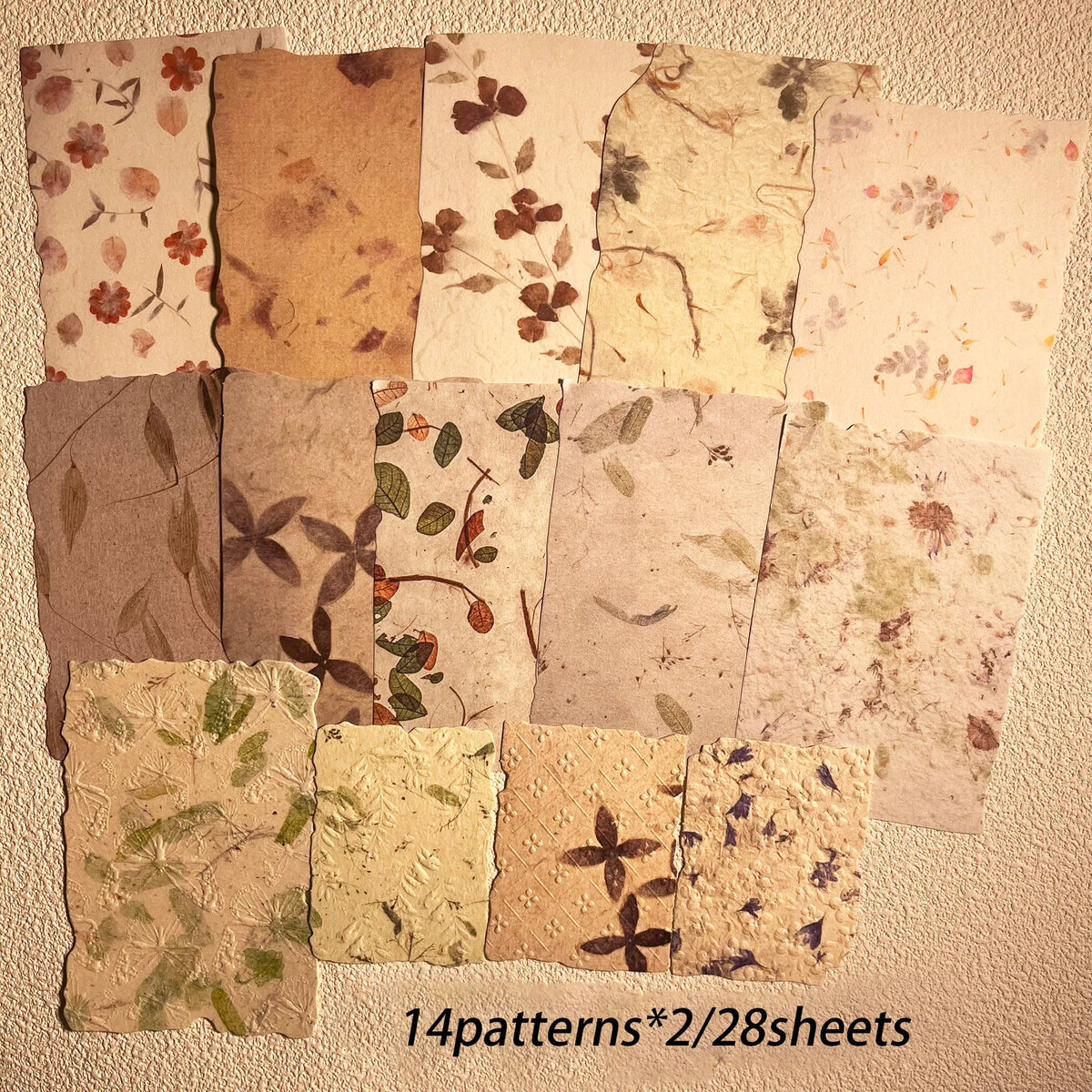 Textured Scrapbook Paper – 28 Sheets