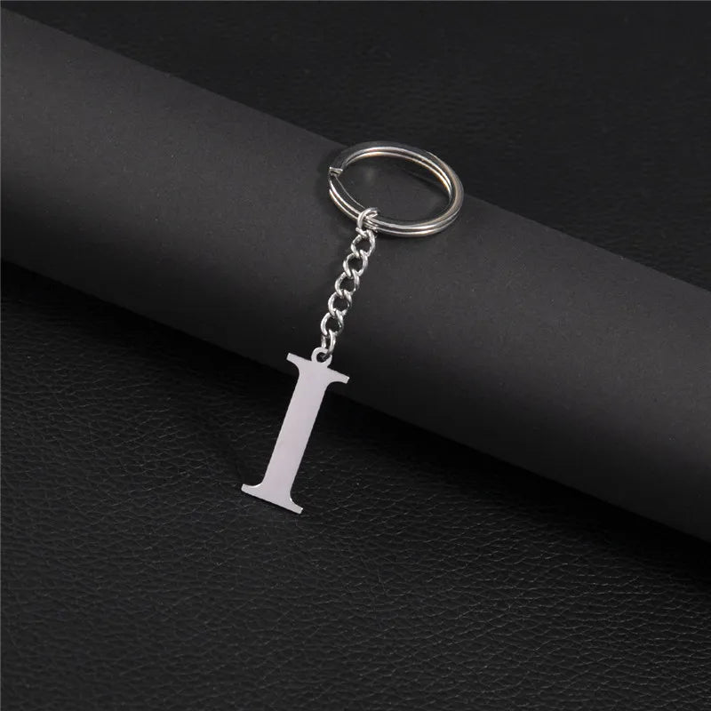 Initial Letter A–Z Keychain