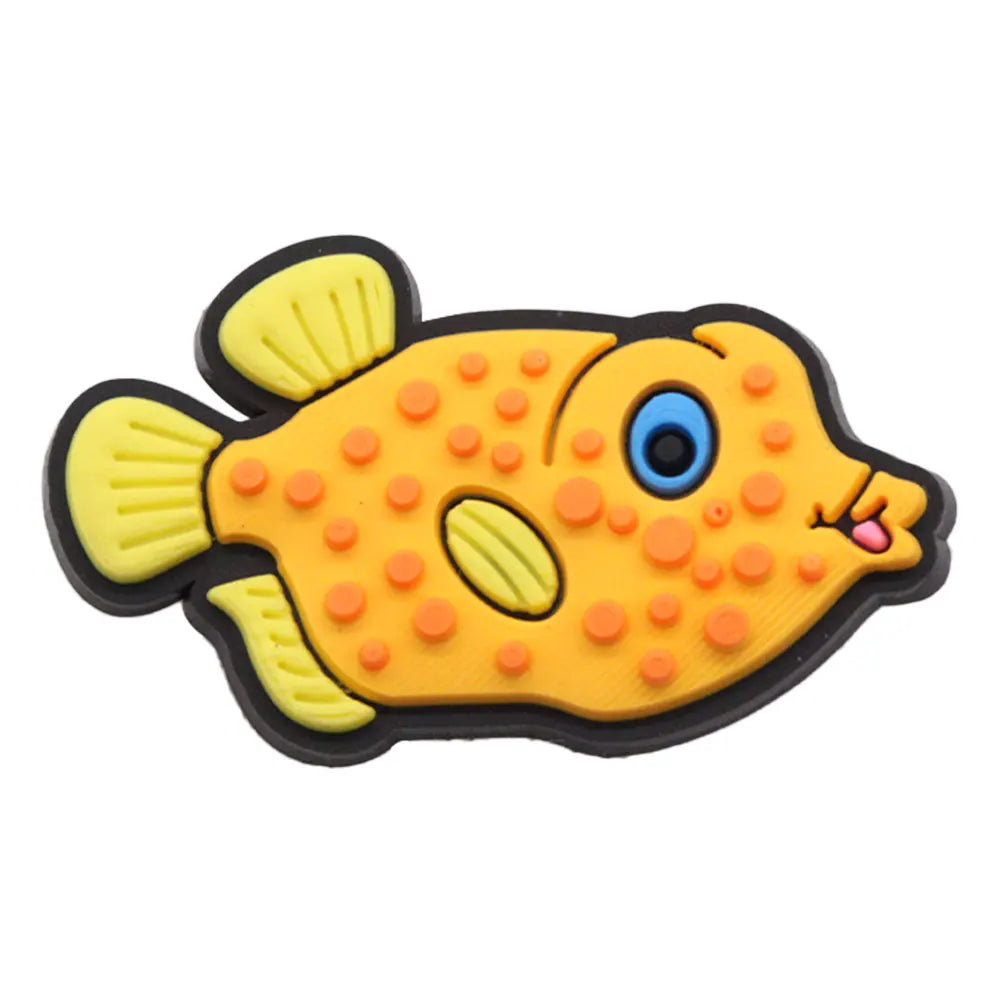 Tropical Fish & Shark Shoe Charms