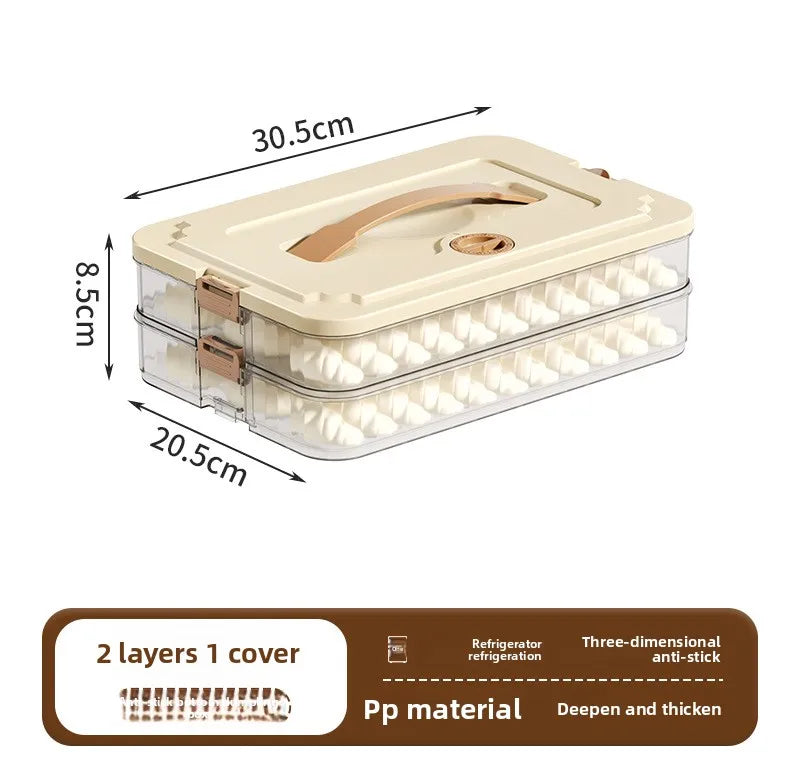 Multi-Layer Dumpling Freezer Box