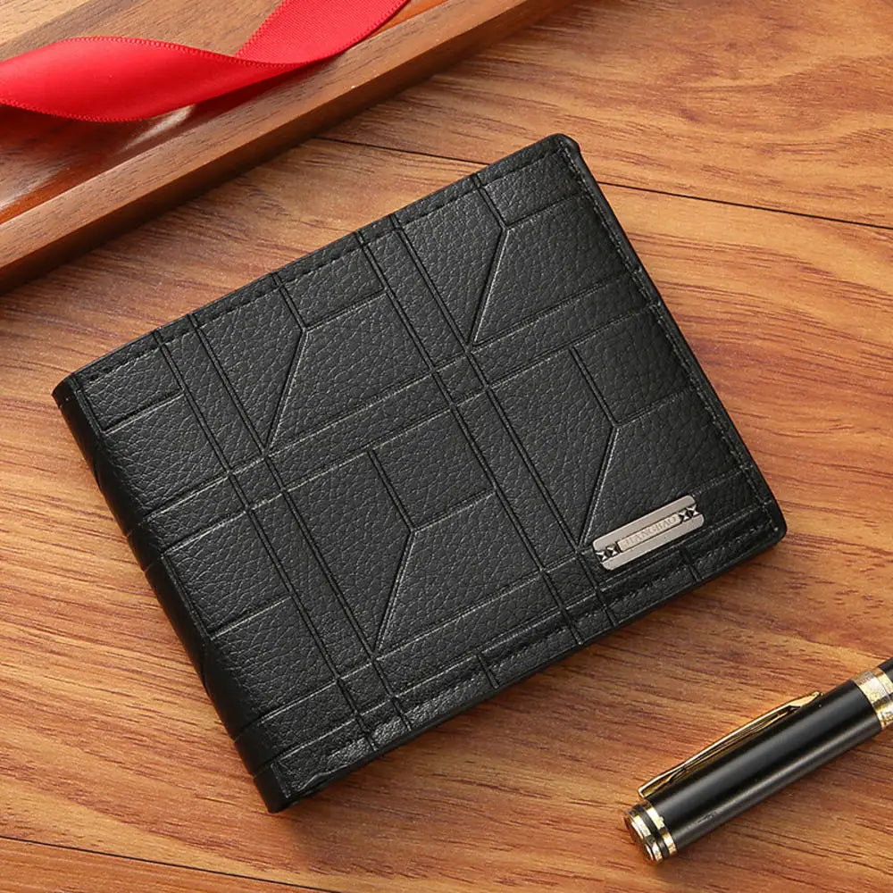 Lychee Texture Men's Wallet