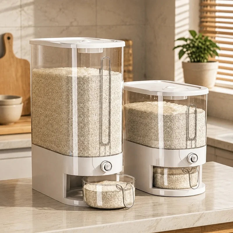 Airtight Rice & Dry Food Dispenser