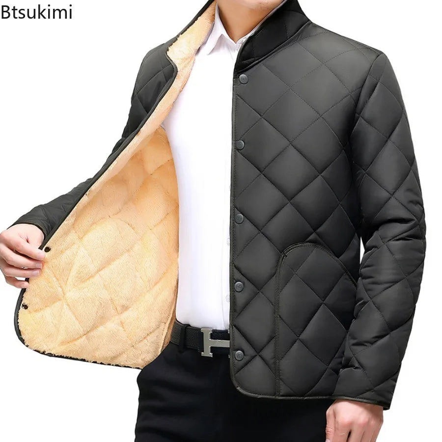 Men's Stand Collar Padded Jacket