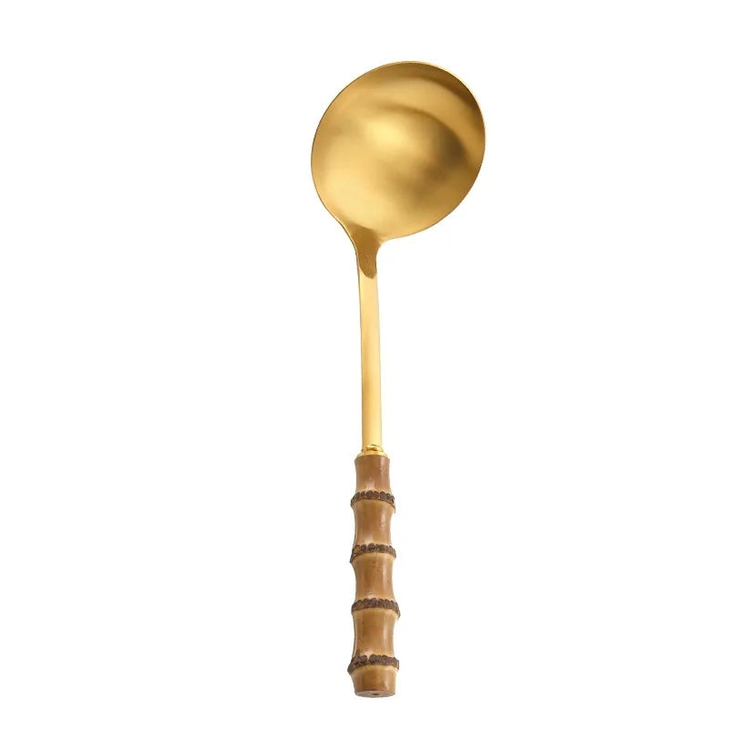 Bamboo Handle Kitchen Utensil Set