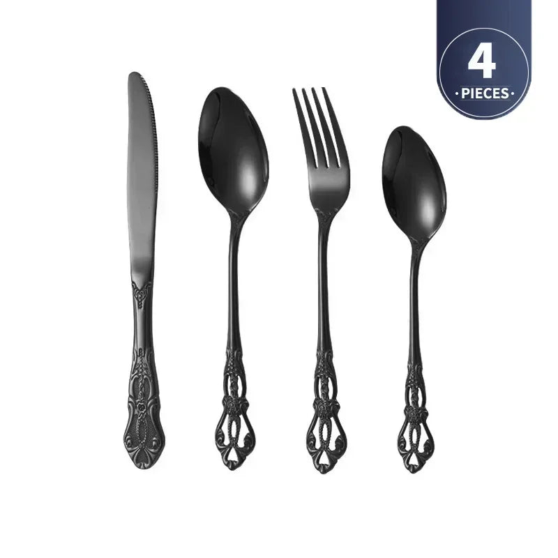 Gold Stainless Steel Cutlery Set