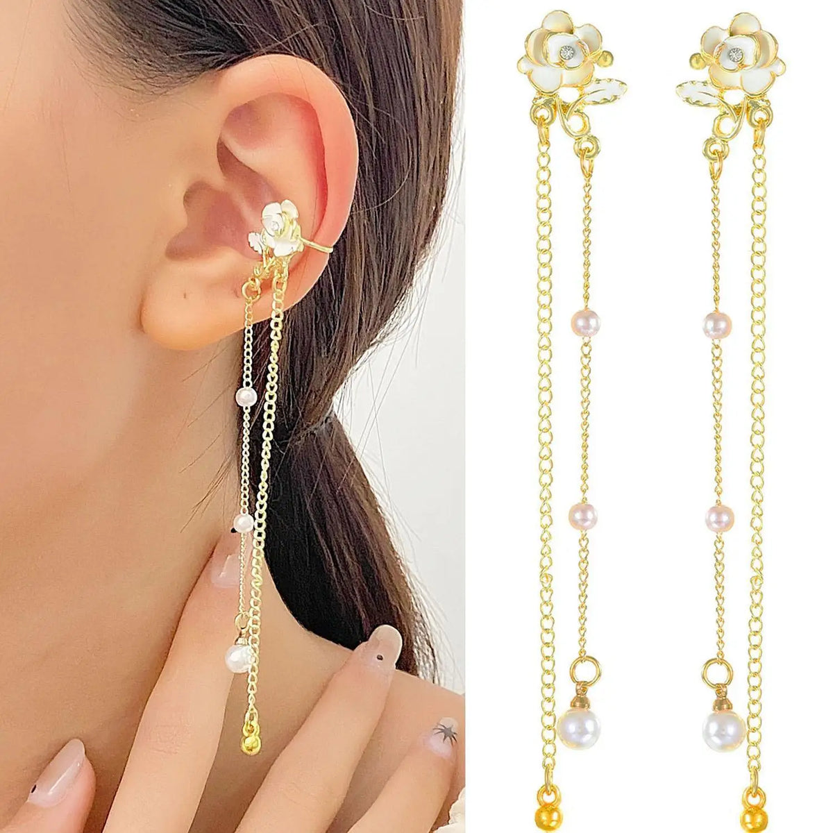 Zircon Butterfly Ear Cuff – No Piercing