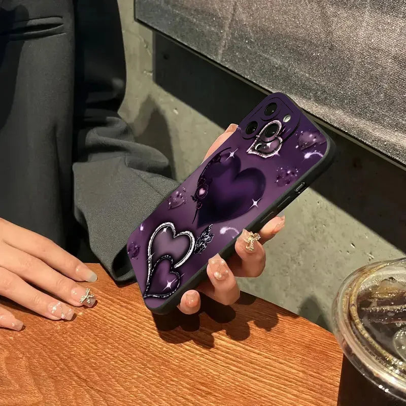 Purple Heart iPhone Case