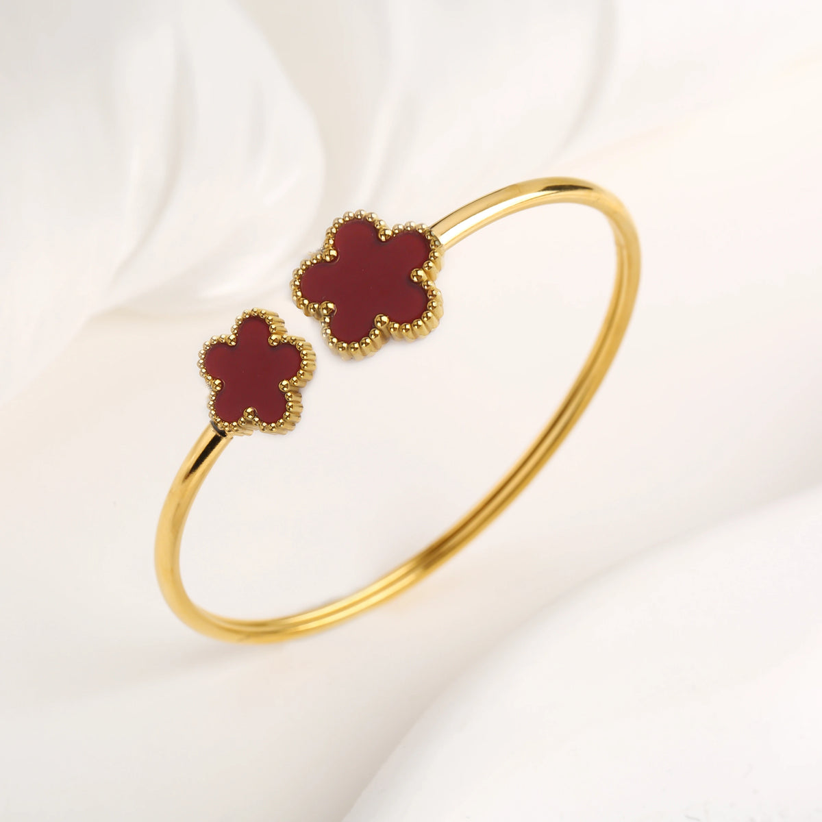 🍀 Lucky Clover Flower Jewelry Set
