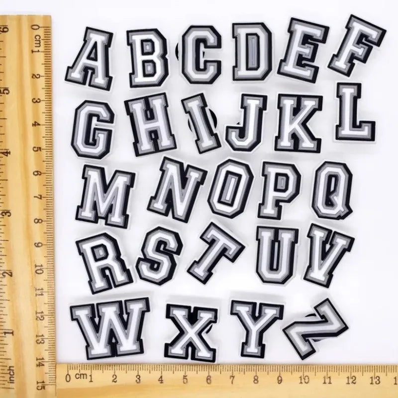 Alphabet Shoe Charms – 26 Letters