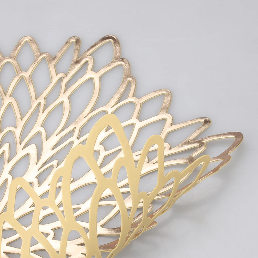Gold Round Placemats