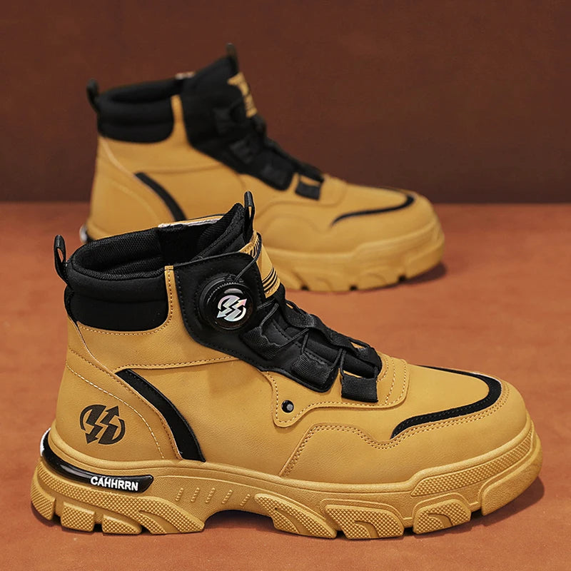 Men's Leather Combat Boots