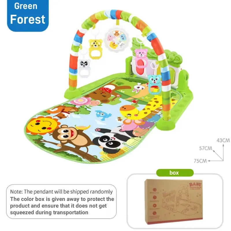 3-in-1 Baby Play Gym with Music & Lights
