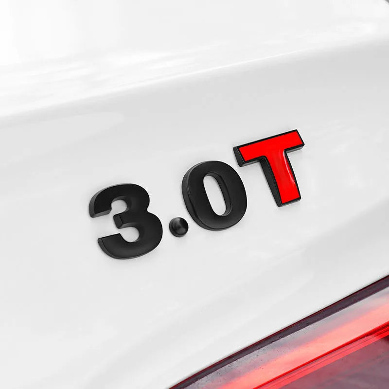 🔤 3D Metal Letter & Number Emblems