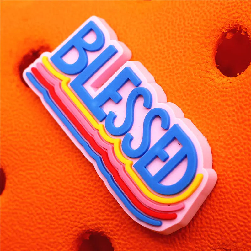 Positive Message Shoe Charms