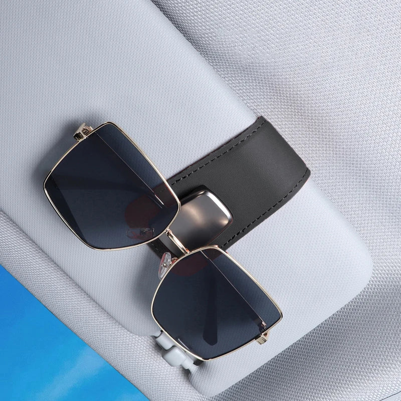 🚗 Car Sun Visor Glasses & Card Clip