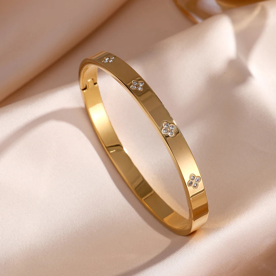 ✨ ZAKOL Sparkling Zirconia Bracelet Set