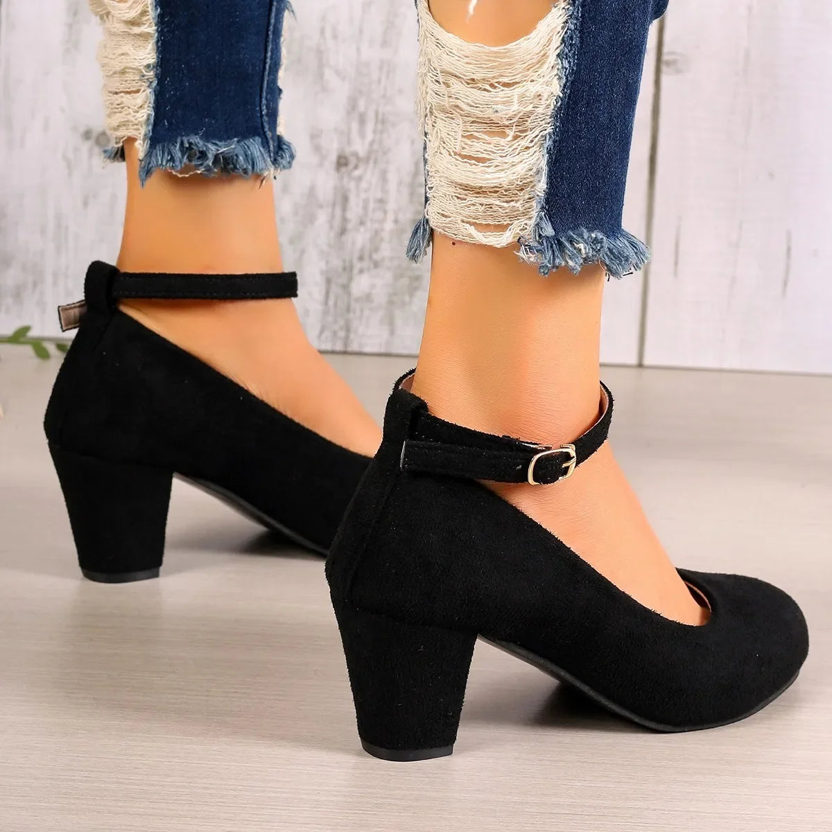 Women's Platform Mary Jane Pumps