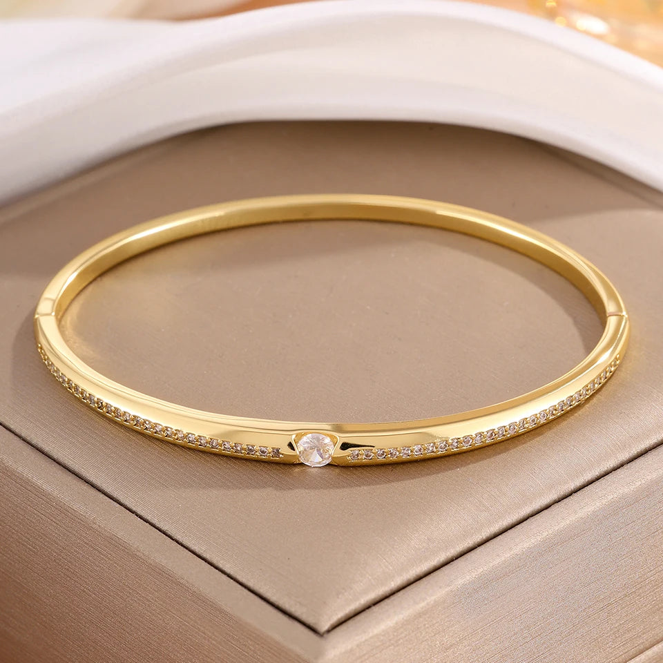 ✨ ZAKOL Sparkling Zircon Bracelet Set