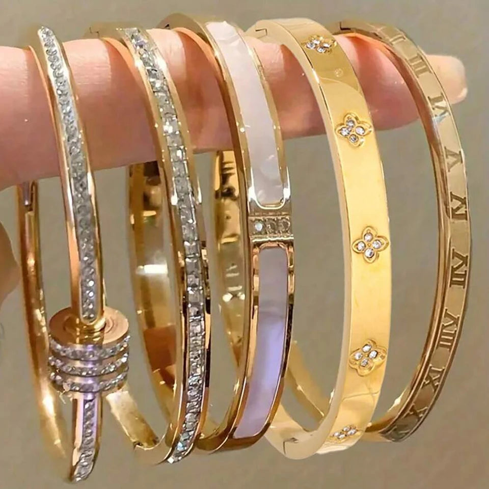 ✨ ZAKOL Sparkling Zirconia Bracelet Set