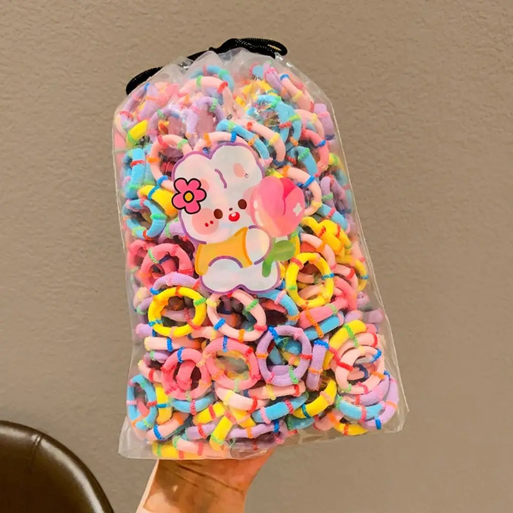 Kids Mini Hair Ties – 100 Pcs