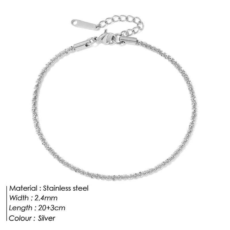 Gold Snake Chain Anklet