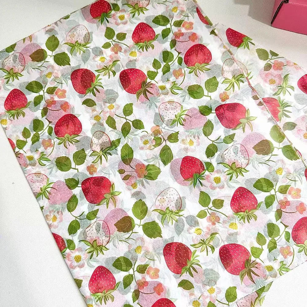Strawberry Tissue Paper – 10 Sheets