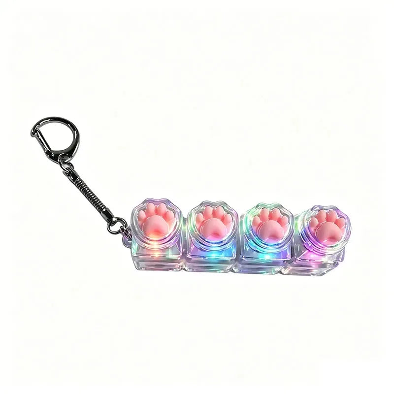 LED Keyboard Clicker Keychain