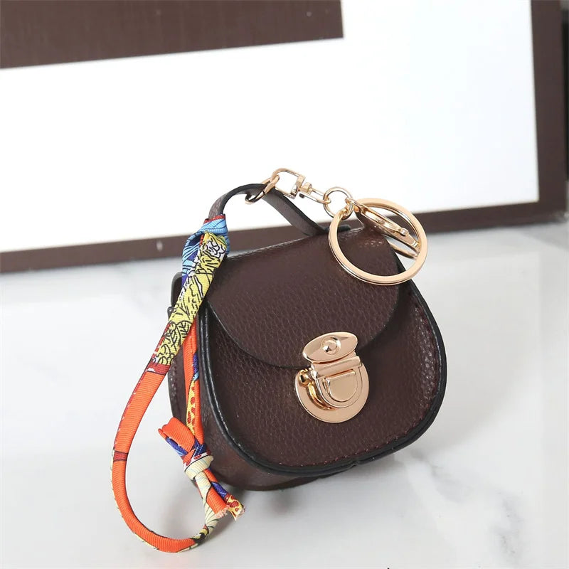 Mini Saddle Bag Keychain
