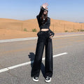 Petite High Waist Wide-Leg Jeans