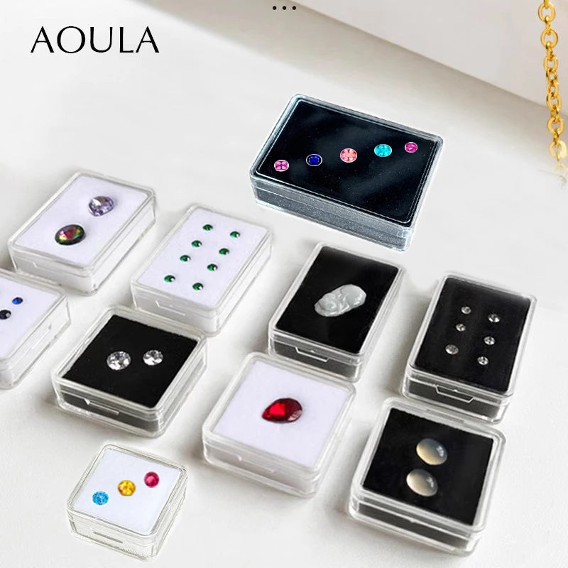 Clear Gemstone Display Box