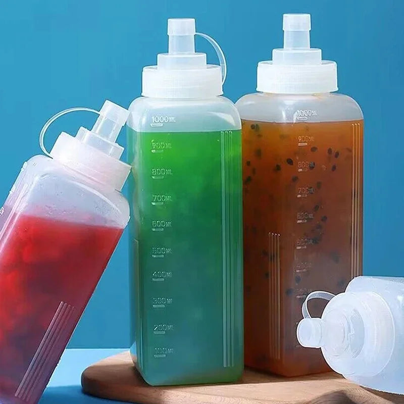 Wide-Mouth Squeeze Sauce Bottle