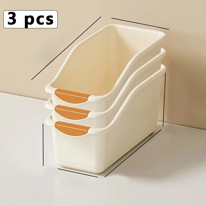 Curved Stackable Storage Bins