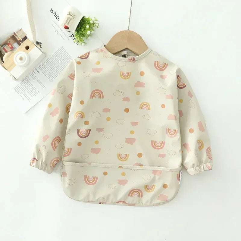 Waterproof Long-Sleeve Baby Bib