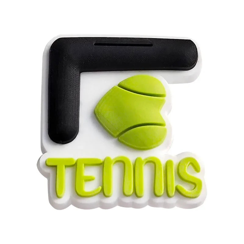 Tennis & Love Shoe Charms