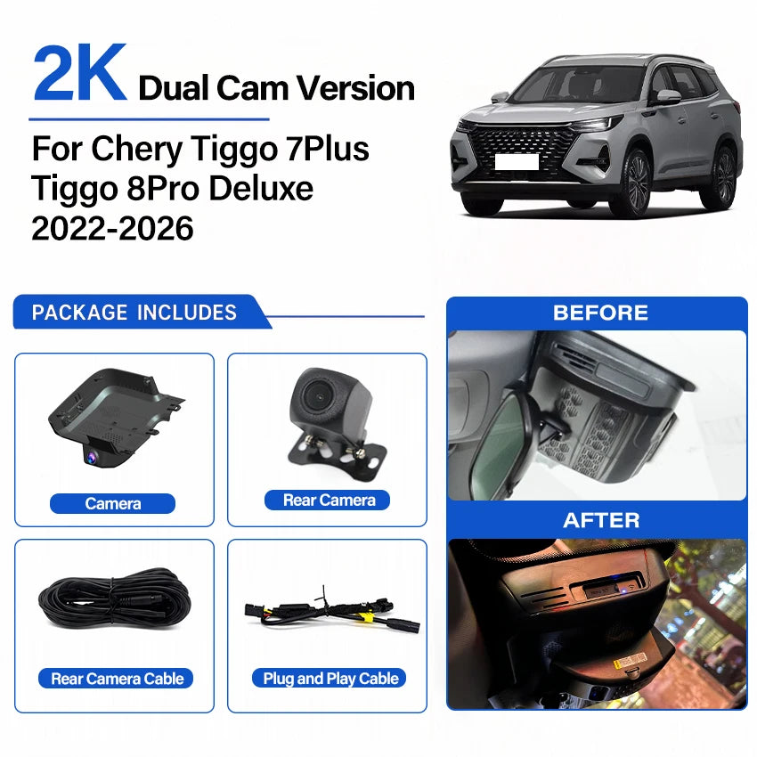 📷 4K Dash Cam for Chery