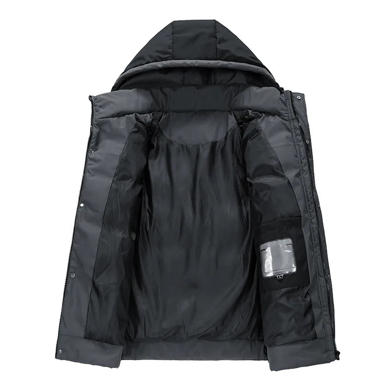 Men's Hooded Winter Down Jacket