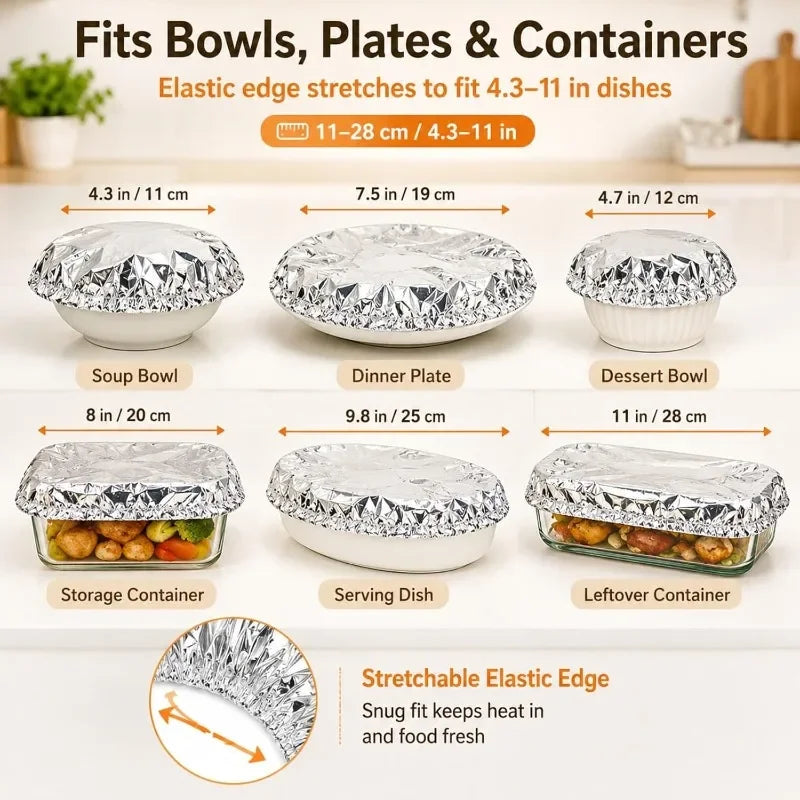 Aluminum Foil Bowl Covers