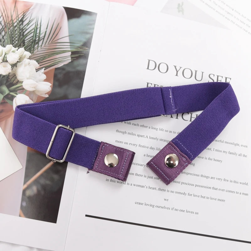 Buckle-Free Stretch Elastic Belt