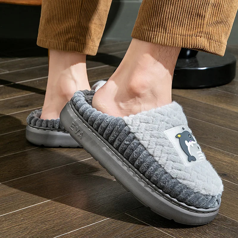 Men's Fur Indoor Slippers