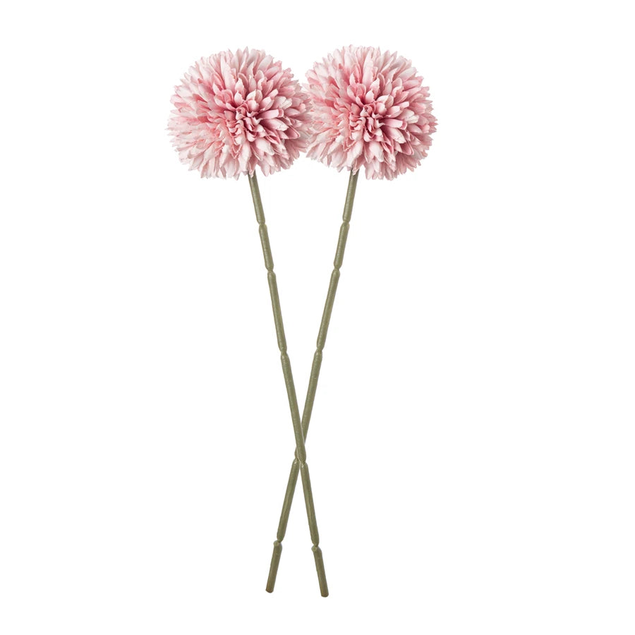 Silk Hydrangea Pompons
