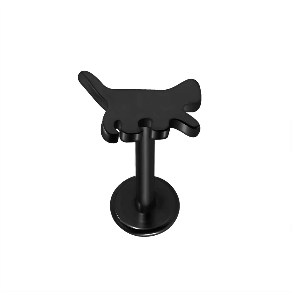 Skeleton Hand Cartilage Stud (16G)
