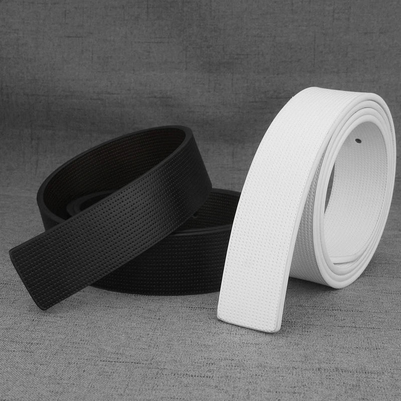 Genuine Leather Belt Strap – No Buckle
