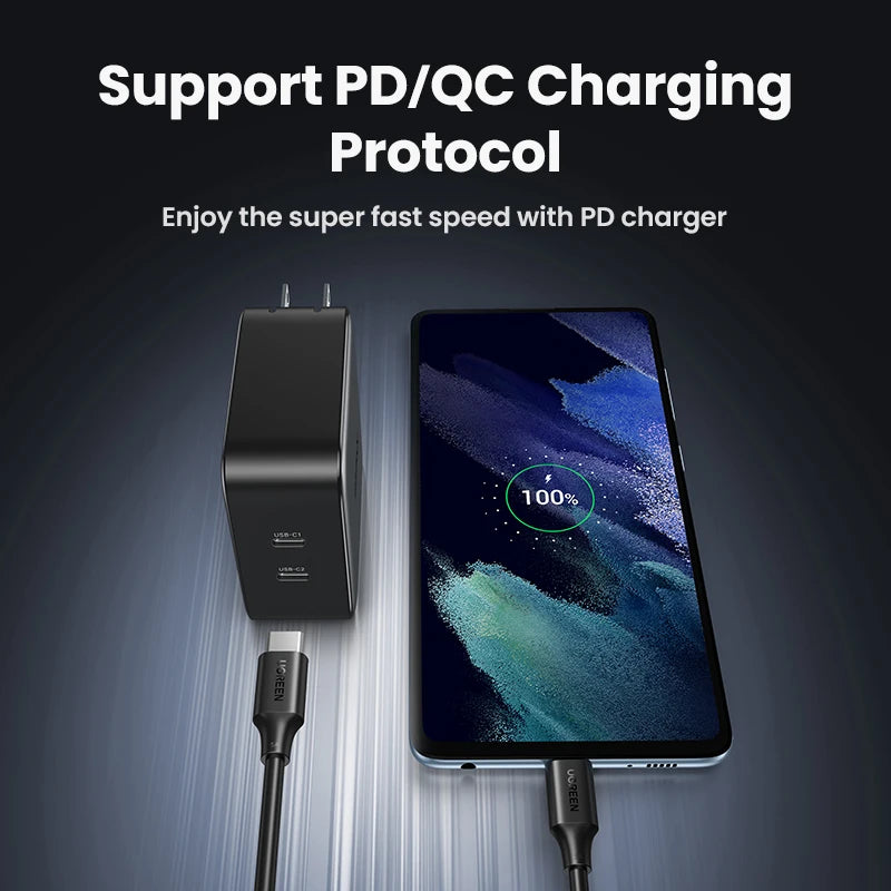 ⚡ UGREEN 100W USB-C Fast Charging Cable